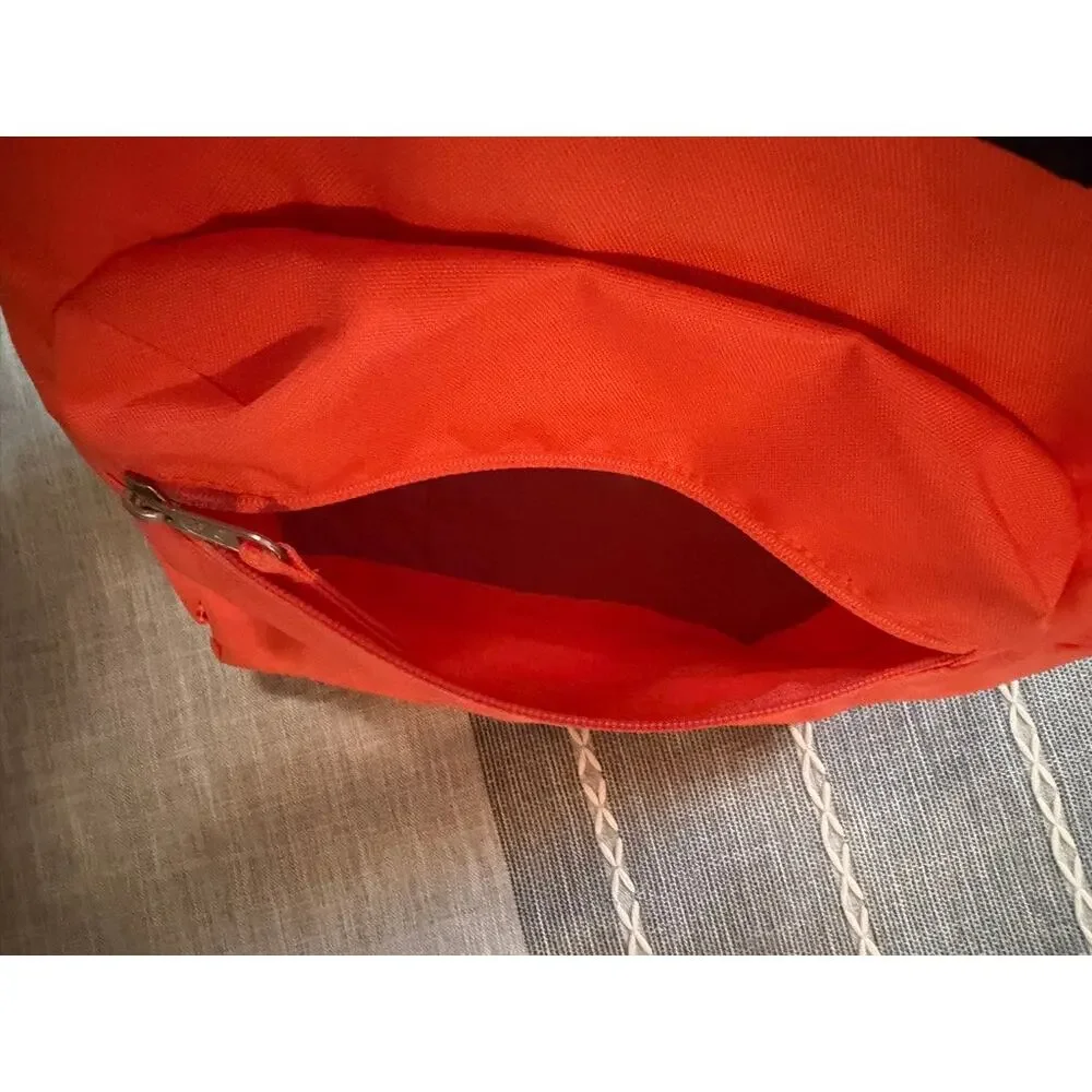 Jansport Coral and Black Backpack Excellent Used Condition
